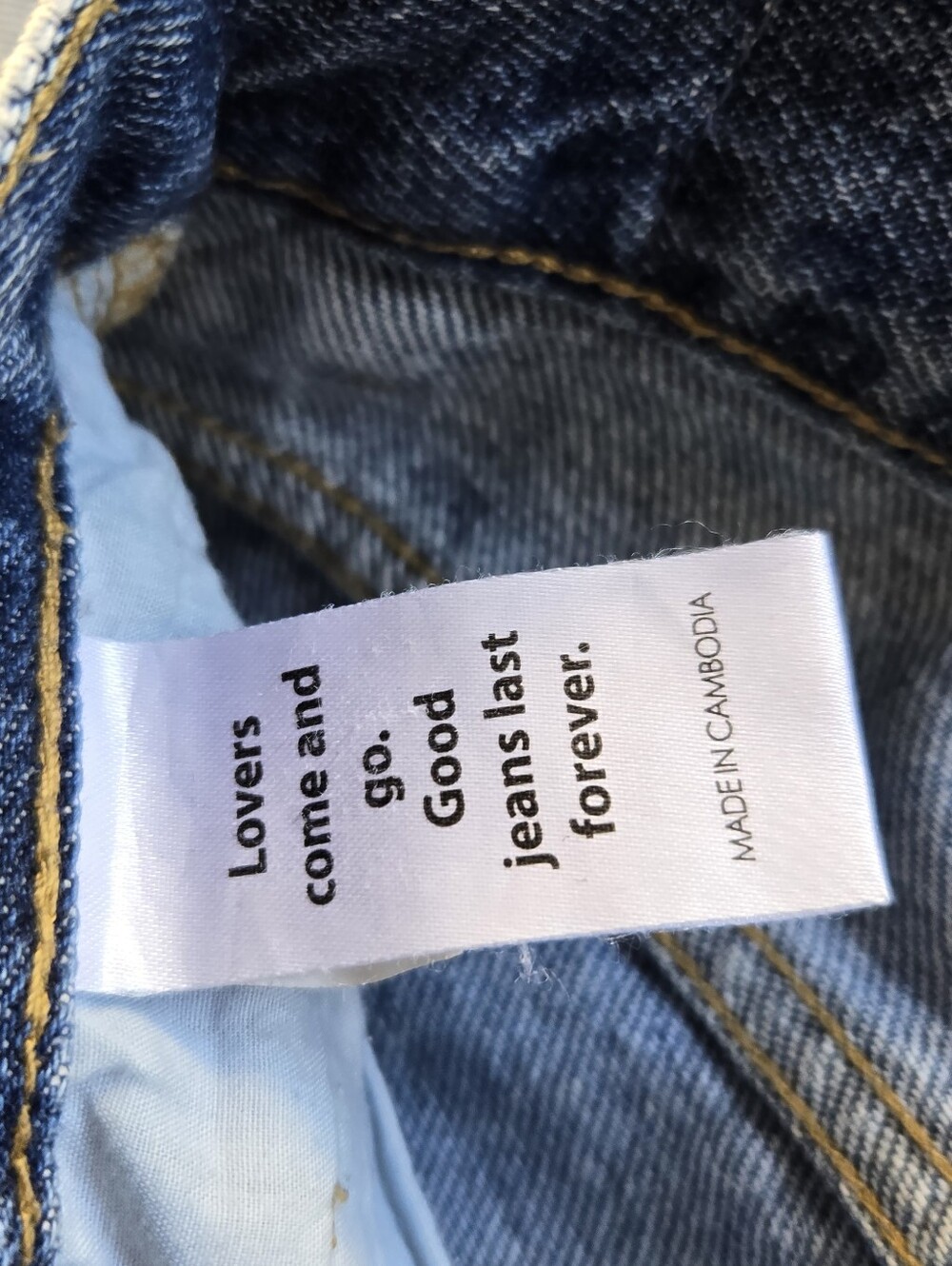 Pac Sun Dad Jeans Vintage-Style Distressed Light Blue Women’s Jeans - Picture 10 of 11